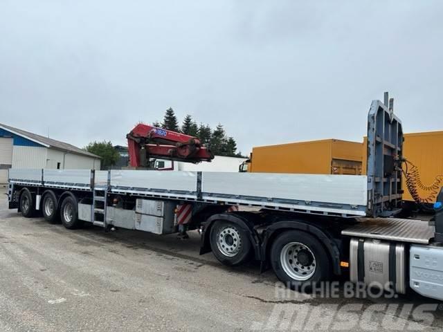 Leci Krantrailer - HMF 1820 kran Andre Semi-trailere