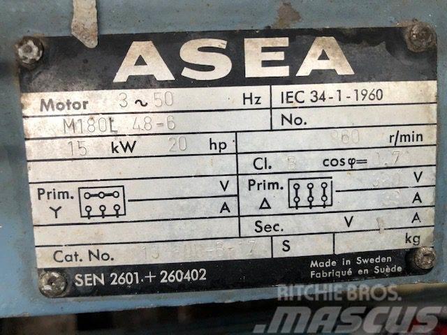  15 kW ASEA ML180L 48-6 E-Motor Engines