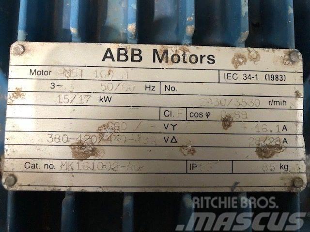  17 kW ABB MBT 160 E-Motor Motorer