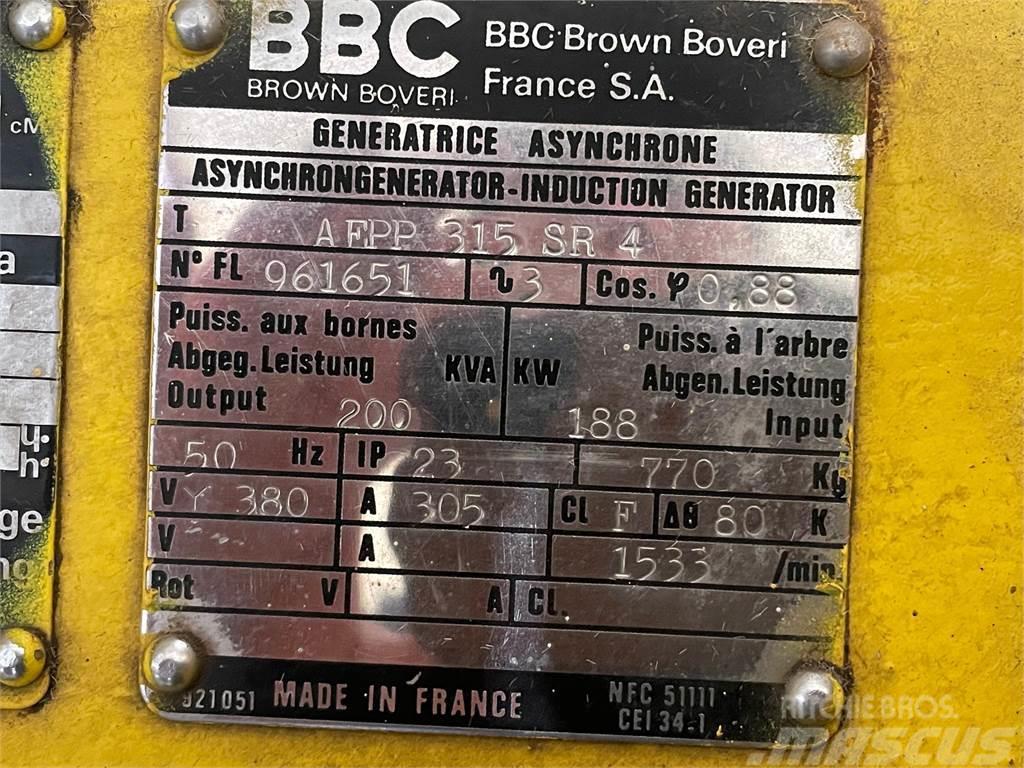  200 kVA MWM G234 generatoranlæg m/ BBC generator o Andre generatorer