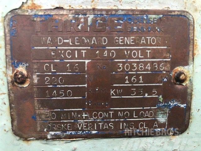  35.5 kW Thrige CL 16 Generator Andre generatorer
