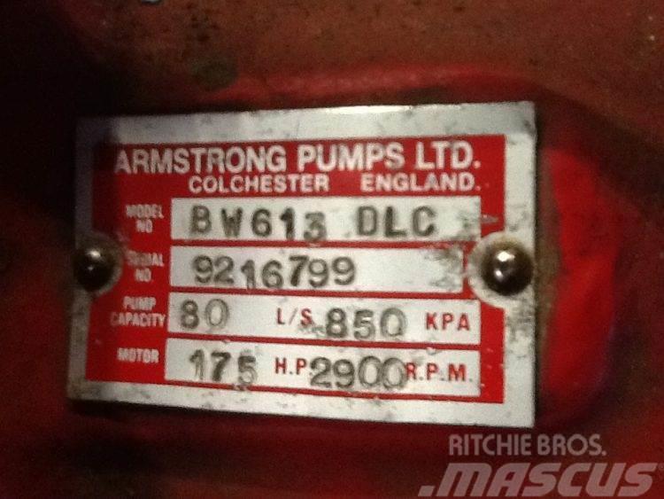  Armstrong brandpumper Model BW613 DLC Vandpumper