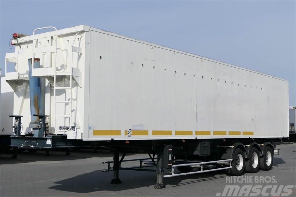 Benalu WYWROTKA 75 m3 / ALUFELGI / SPROWADZONA Semi-trailer med tip