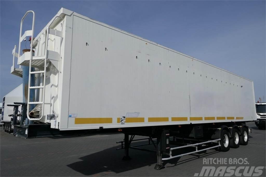 Benalu WYWROTKA 75 m3 / ALUFELGI / SPROWADZONA Semi-trailer med tip