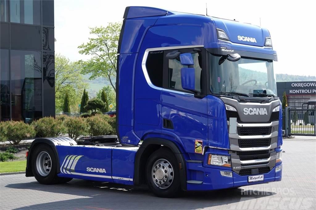 Scania R 450 / RETARDER / NOWY MODEL / 2018 ROK Trækkere