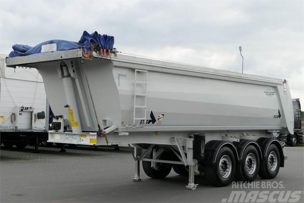 Stas WYWROTKA 25 m3 / ALUMINIOWA / WAGA: 4800 KG / MAŁO Tipper semi-trailers
