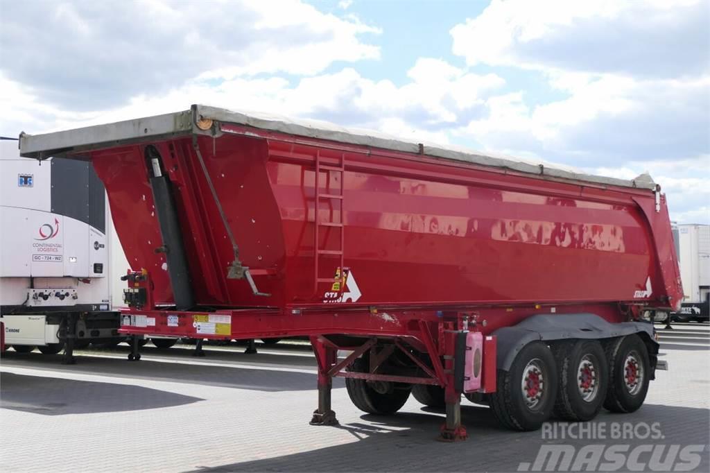 Stas WYWROTKA ALUMINIOWA / 25 m3 / WAGA : 5300 KG / RYN Semi-trailer med tip