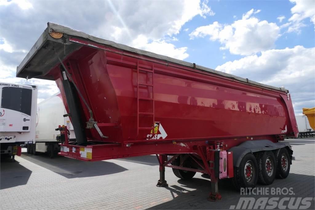 Stas WYWROTKA ALUMINIOWA / 25 m3 / WAGA : 5300 KG / RYN Semi-trailer med tip