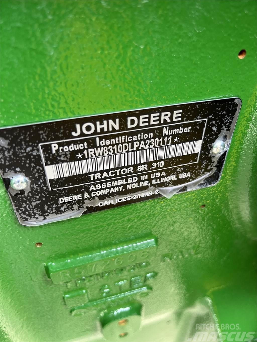 John Deere 8R 310 Traktorer