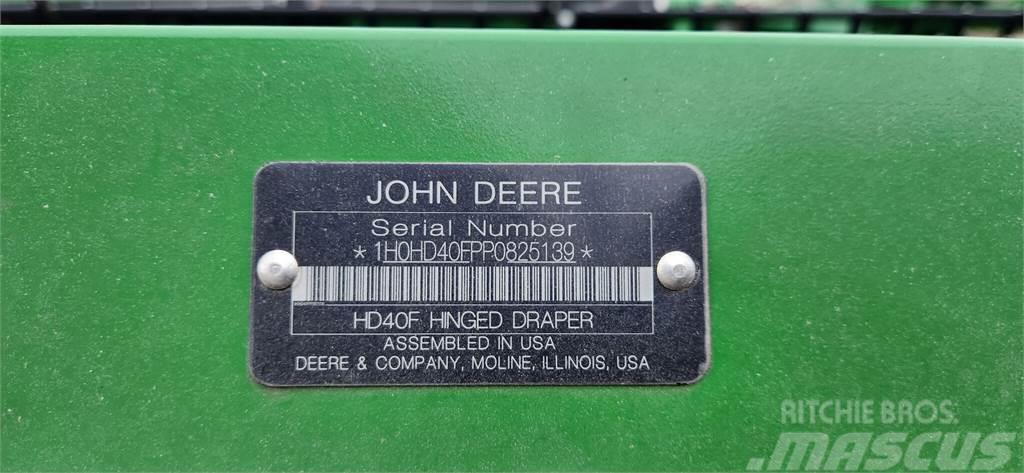 John Deere HD40F Tilbehør til mejetærskere
