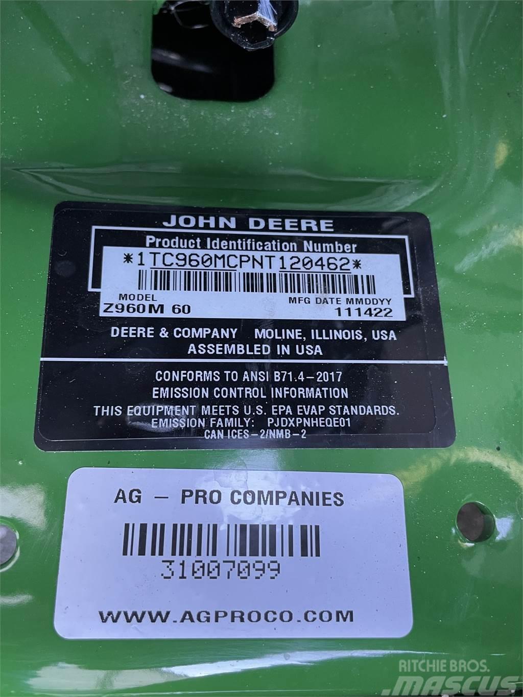 John Deere Z960M Zero-turn klippere