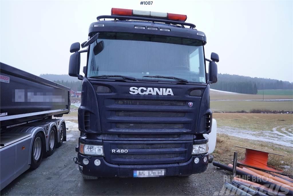 Scania R480 8x4 Fast kasse
