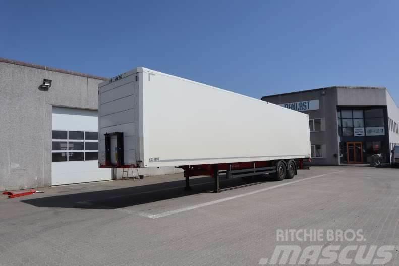 Kel-Berg 34 pl. Semi-trailer med fast kasse