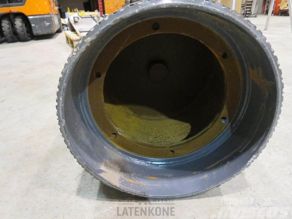 Metso Conveyor drive pulley drum 416x1260mm 340700 Knusere - anlæg