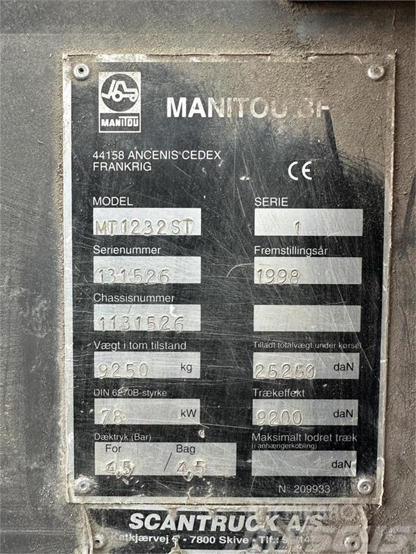 Manitou MT 1232 ST Teleskoplæssere