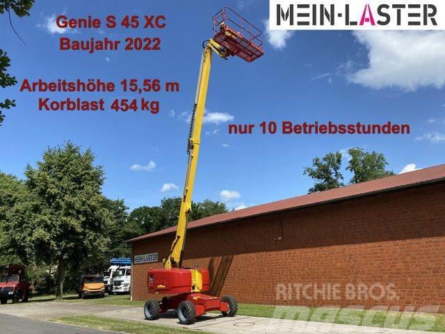 Genie S 45X 16 m max. 454 kg Korblast * Deutz Diesel Bomlifte med knækarm
