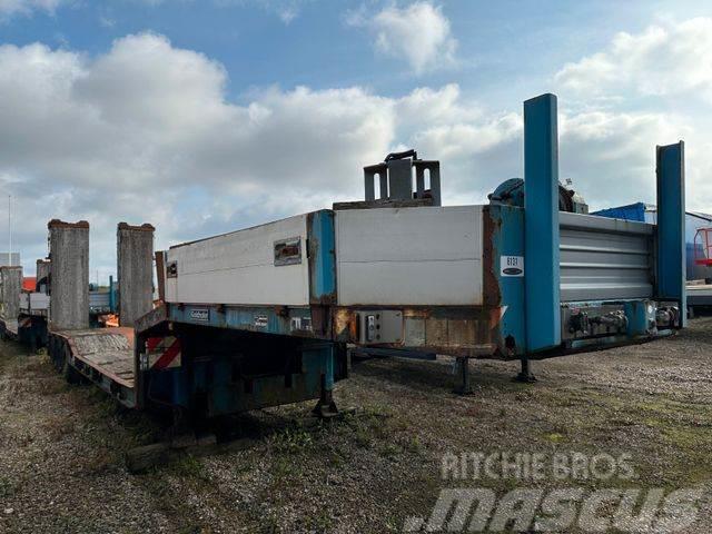 Goldhofer Tiefbett / Ausziehbar / Rampen Low loader-semi-trailers