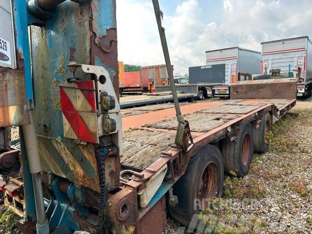 Goldhofer Tiefbett / Ausziehbar / Rampen Low loader-semi-trailers