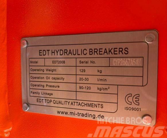  Hydraulikhammer EDT 200B - Passt 1,2 - 3 To Andet - entreprenør