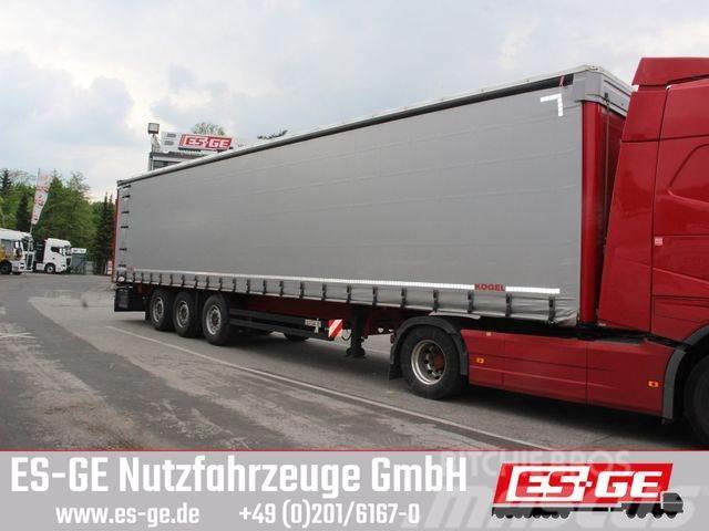 Kögel 3-Achs-Cargo-Coil-Pritschensattelanhänger Semi-trailer med Gardinsider