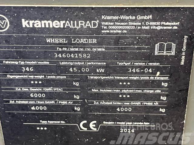 Kramer 850 mit Schaufel u. Gabel Læssemaskiner på hjul