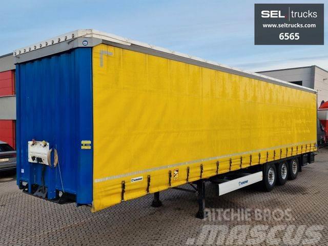 Krone SD / EDSCHA / Liftachse Semi-trailer med Gardinsider