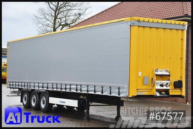 Krone SD Tautliner, Steckrungen ,VDI 2700 Semi-trailer med Gardinsider