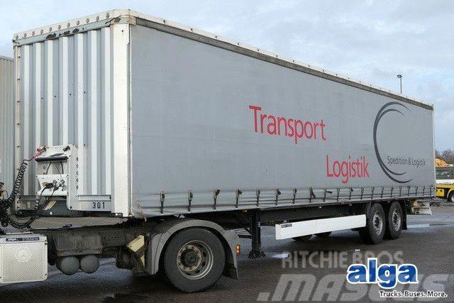 Krone SZP 18, 2-Achser, Edscha, SAF, Luftfederung Semi-trailer med Gardinsider