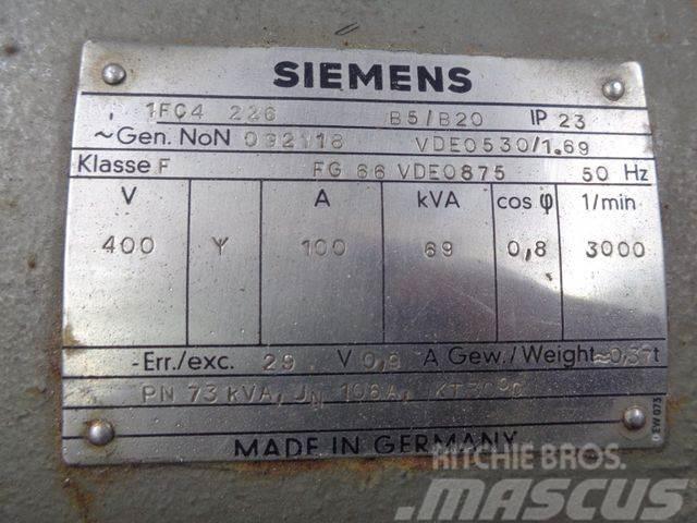  Notstromaggregat 68 KVA MWM Mercedes / Siemens Dieselgeneratorer