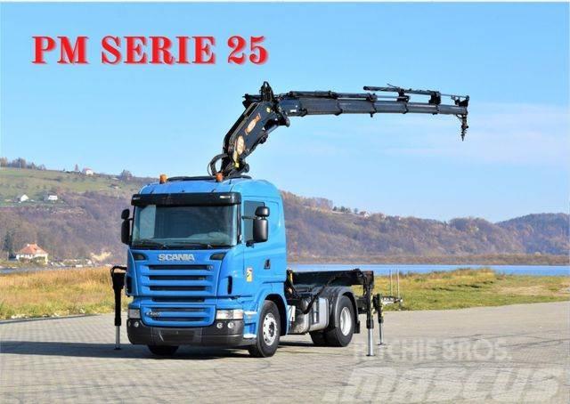 Scania R420 * Sattelzugmaschine + PM SERIE 25/FUNK *TOP Lastbil med kran