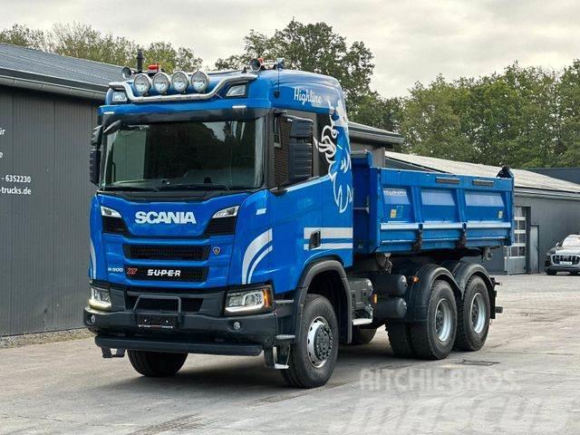 Scania R500 XT 6x6 Meiler Bordmatik Lastbiler med tip
