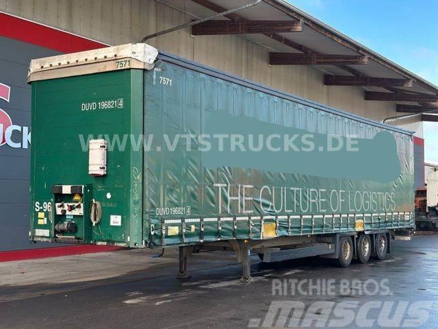 Schmitz Cargobull S01 Megatrailer Pritsche+Plane Edscha Verdeck Semi-trailer med Gardinsider