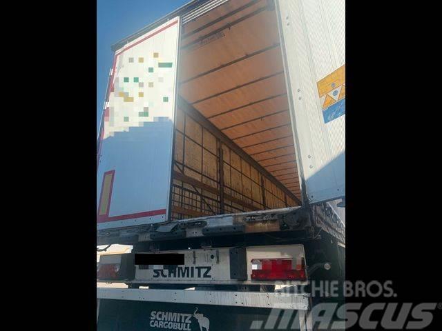 Schmitz Cargobull Schiebegard.auflieger, Standort: Spanien/Gallur Semi-trailer med Gardinsider