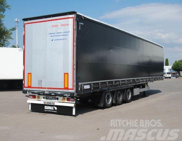 Schmitz Cargobull Varios Mega, lifting roof, LED Semi-trailer med Gardinsider