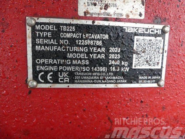 Takeuchi TB 225 A V3 Minigravemaskiner