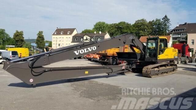 Volvo Ec 250 DNL mit Neu Long REach Arm 16 m Gravemaskiner på larvebånd