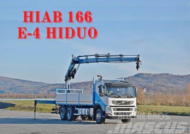 Volvo FM 410 * HIAB 166 E-4 HIDUO /FUNK *6x4 Lastbiler med tip