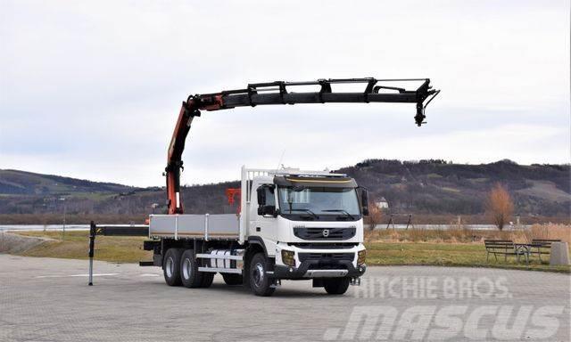 Volvo FMX 370 PRITSCHE 6,70m *PK 22002-EH+FUNK/6x4 Lastbil med kran