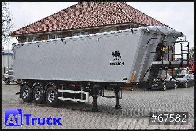 Wielton 51m³ Neu+Sofort 2x Alu Kipper Kombitür, Semi-trailer med tip