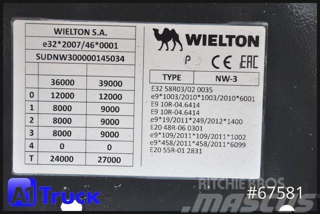 Wielton 55m³ Neu+Sofort, 2x Alu Kipper Kombitür Semi-trailer med tip