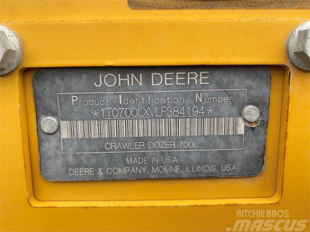 John Deere 700L LGP Bulldozer på larvebånd