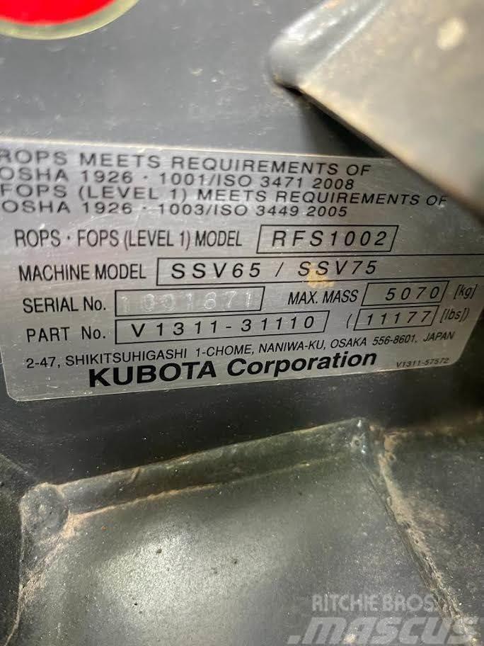 Kubota SSV65 Minilæsser - skridstyret