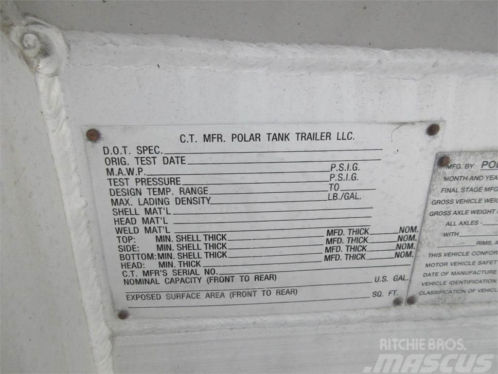 Polar 8400 GALLON CRUDE TANKER AIR RIDE WITH PUMP 200 BB Tankanhængere