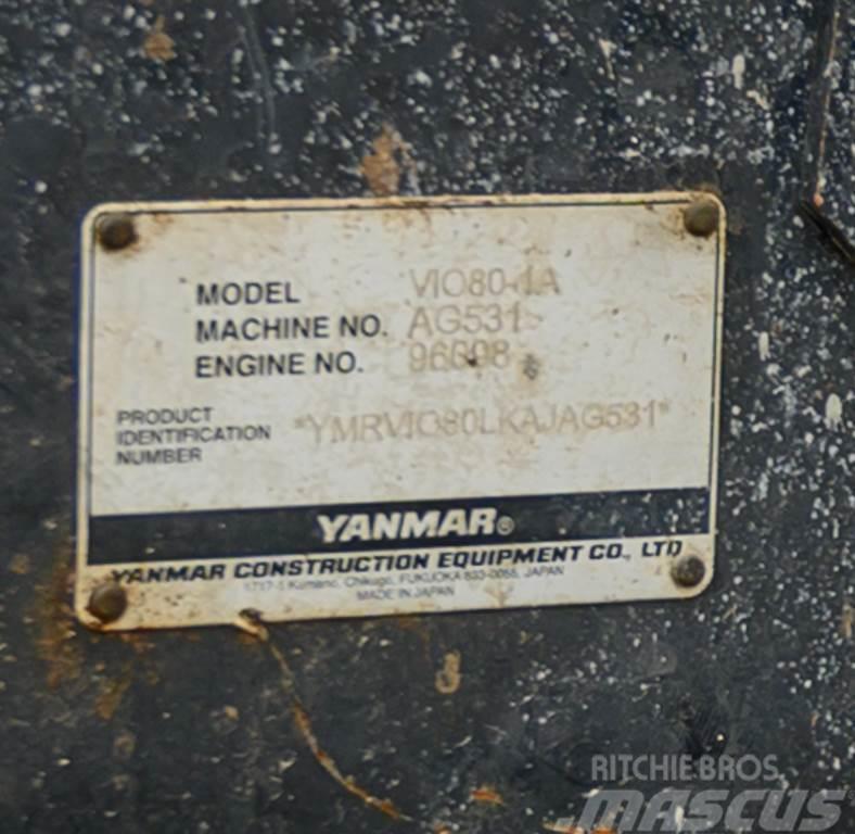 Yanmar VIO80 Minigravemaskiner