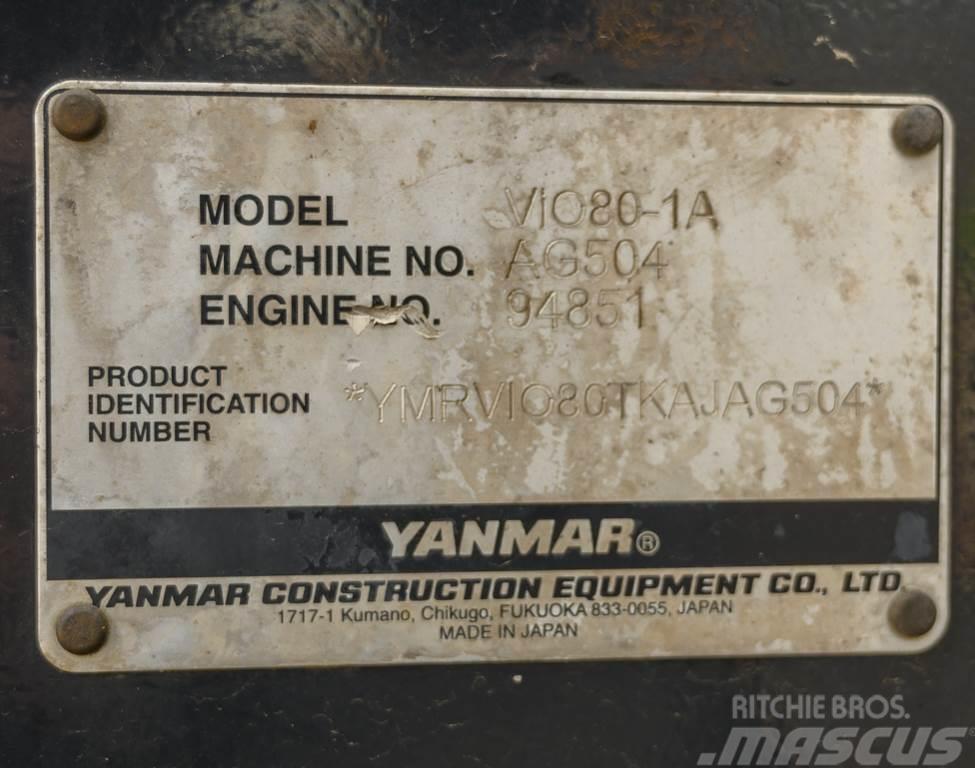 Yanmar VIO80 Minigravemaskiner