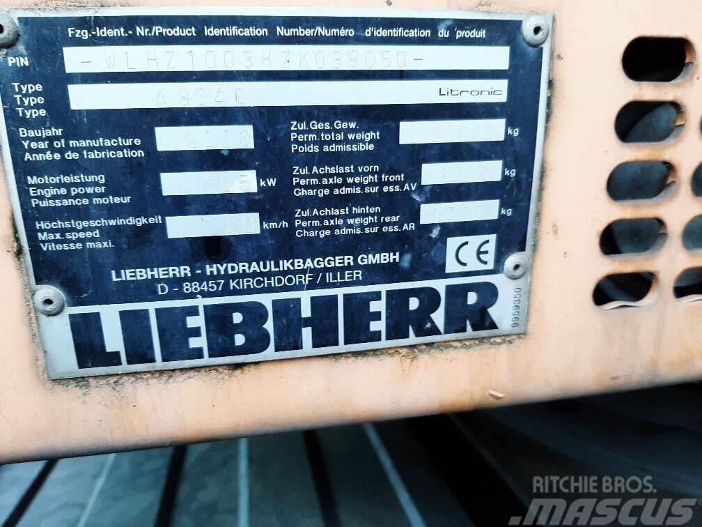 Liebherr A 904 C Litronic Gravemaskiner på hjul