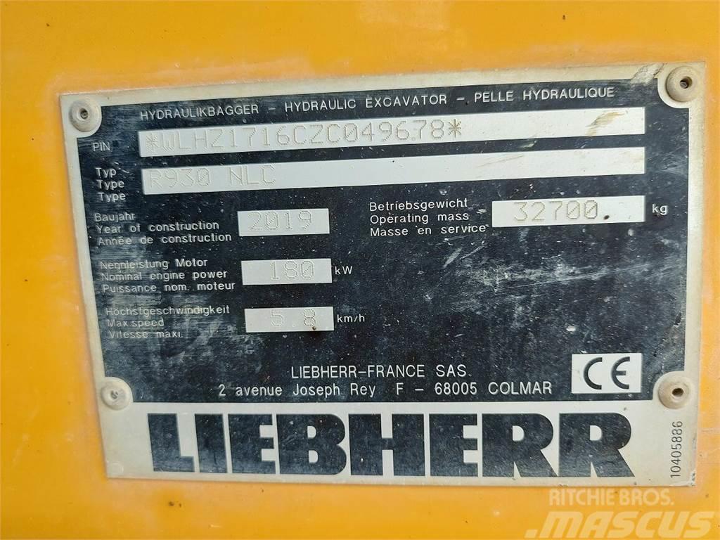 Liebherr R 930 NLC Gravemaskiner på larvebånd