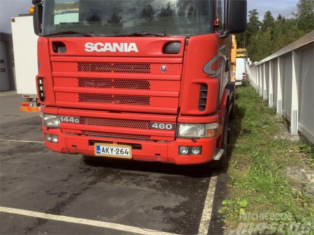Scania R144 Tma auto rek työkone Andre lastbiler