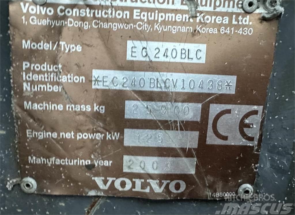 Volvo EC240B Gravemaskiner på larvebånd