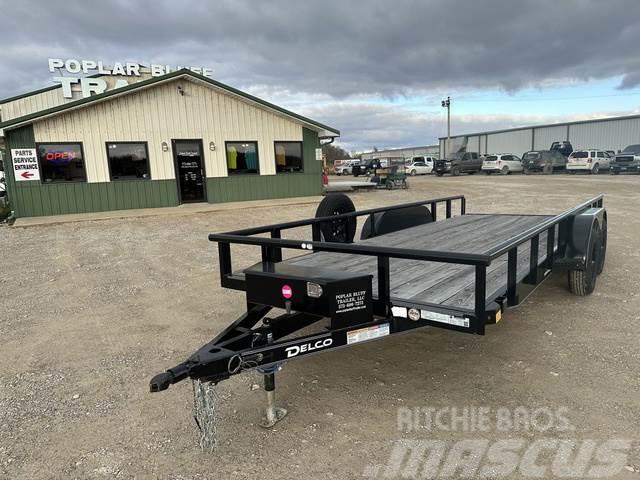  Delco 77x18' Tandem Pipe Top With Straight Deck an Andre anhængere